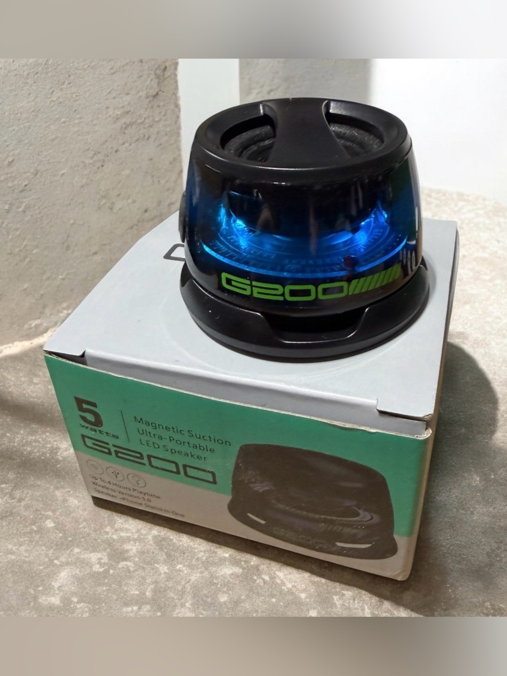 G200 Color Changing Portable LED Bluetooth Speaker - NIP/NWOT